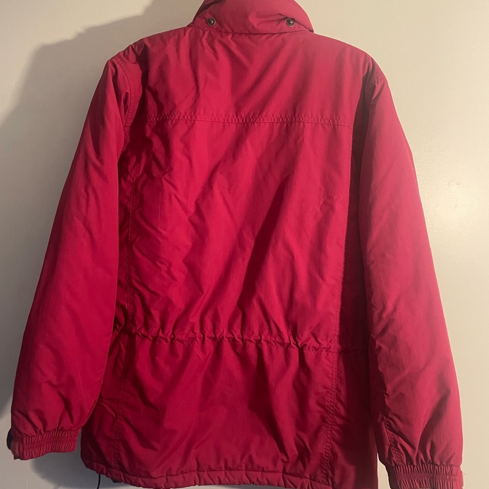 Llbean Outdoors Red Winter Jacket M - image 2